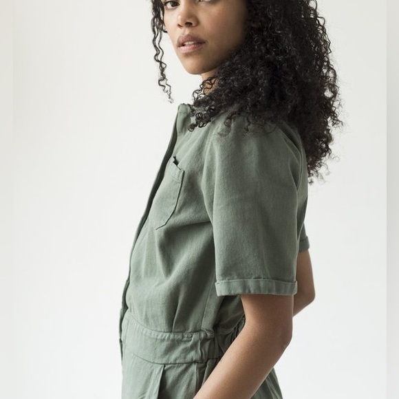 Lacausa Milwood Jumpsuit - Seaweed - Picture 3 of 6